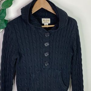 VTG Ralph Lauren Polo Jeans Cable Sweater Hoodie M